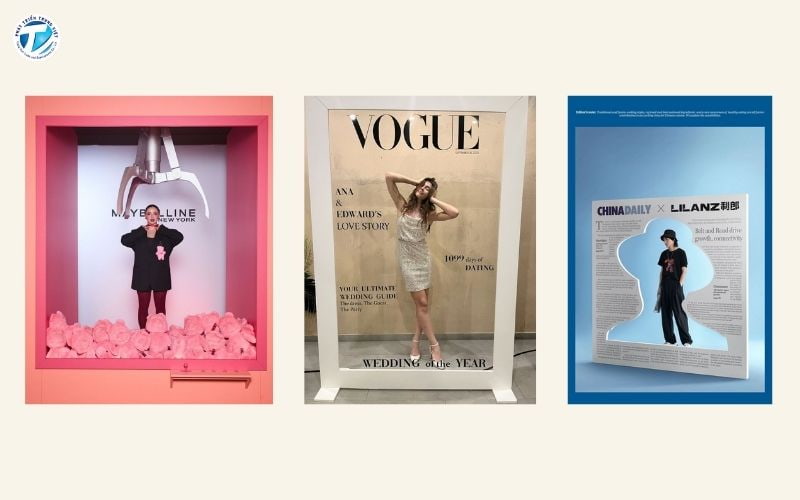 Khung chụp hình check in cho quán cafe – nhà hàng